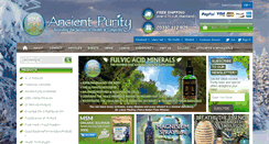 Desktop Screenshot of ancientpurity.com